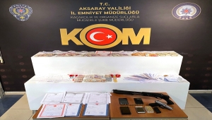 Aksaray'da tefecilik operasyonunda 1 şüpheli tutuklandı