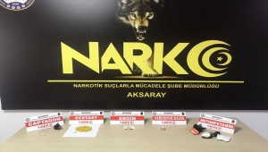 Aksaray'da uyuşturucu sattıkları iddiasıyla yakalanan 13 şüpheli tutuklandı
