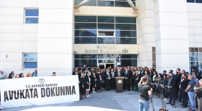 Avukat Servet Bakırtaş'ın öldürülmesi Kayseri'de protesto edildi