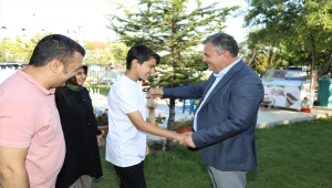 Çubuk'ta LGS başarısı gösteren öğrencilere teşekkür