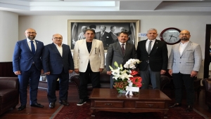 EOSB Yönetim Kurulu Başkanı Nadir Küpeli'den Başsavcı Ali Yeldan'a hayırlı olsun ziyareti