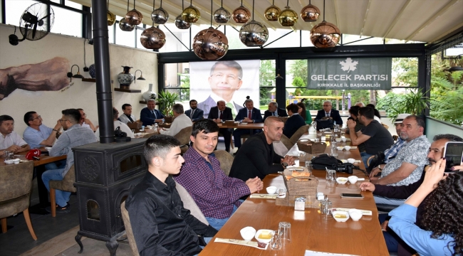 Gelecek Partisi Genel Başkan Yardımcısı Özdağ, Kırıkkale'de gazetecilerle buluştu