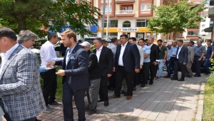 Kahramankazan'da bayramlaşma töreni düzenlendi