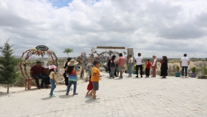 Kapadokya'da turizmciler, bayram tatilini mutlu geçirdi