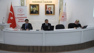 Karaman İl Planlama ve Koordinasyon toplantısı yapıldı