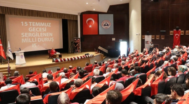 Kayseri'de "15 Temmuz Gecesi Sergilenen Milli Duruş" konferansı