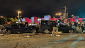 Kayseri'de 4 aracın karıştığı kazada 4 kişi yaralandı