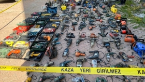 Kayseri'de çalıntı malzemelerin satıldığı hurdacıya operasyon: 174 eşya bulundu