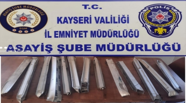 Kayseri'de iş yeri deposundan hırsızlık: 2 zanlı yakalandı