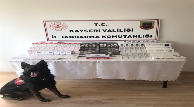Kayseri'de kaçak sigara operasyonunda 1 şüpheli yakalandı