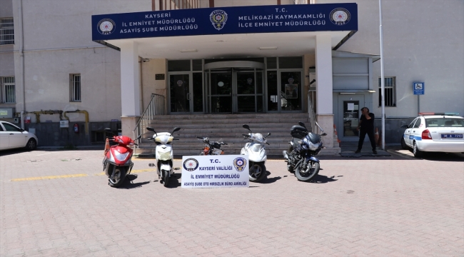 Kayseri'de motosiklet hırsızlığı iddiasıyla 3 şüpheli yakalandı