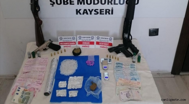 Kayseri'de uyuşturucu operasyonu: 15 şüpheli yakalandı