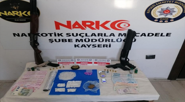 Kayseri'de uyuşturucu operasyonunda 15 şüpheli yakalandı
