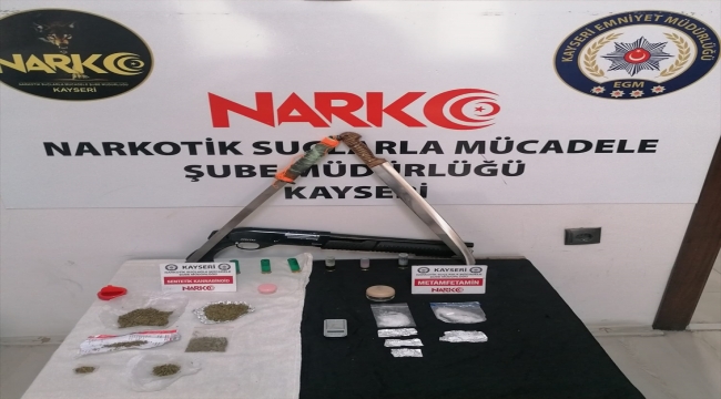 Kayseri'de uyuşturucu operasyonunda 2 şüpheli yakalandı