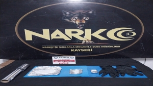 Kayseri'de uyuşturucu operasyonunda bir şüpheli yakalandı