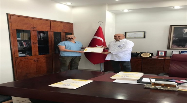 Kayseri Devlet Hastanesi Başhekimi Altıntop'tan aile hekimlerine teşekkür belgesi 