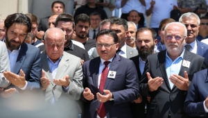 Kayseri protokolü Valilik önünde yapılan cenaze töreninde buluştu