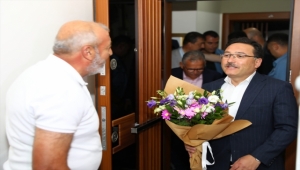 Kayseri Valisi Çiçek'ten şehit yakınları ve gaziye ziyaret