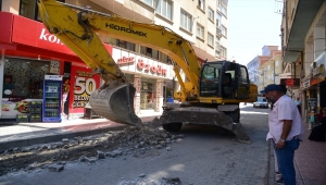 Kırşehir Belediyesinden asfalt çalışması