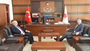 KMÜ Rektörü Ak, Cumhuriyet Başsavcısı Akdoğan'ı ziyaret etti