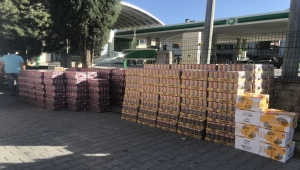 Konya'da çalınan 9 bin 500 şişe alkol Akşehir'de ele geçirildi