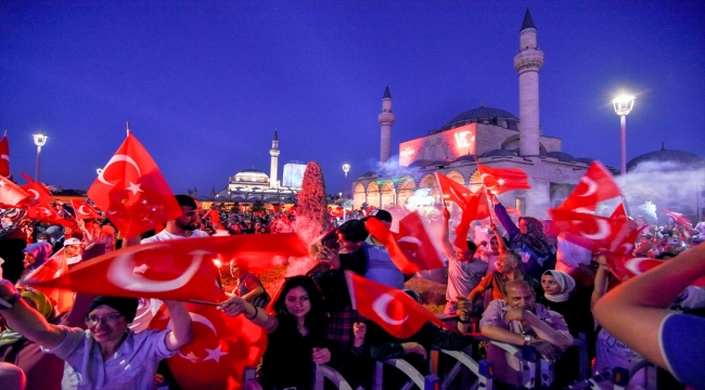 Konya, Karaman, Aksaray ve Afyonkarahisar'da 15 Temmuz Demokrasi ve Milli Birlik Günü etkinlikleri