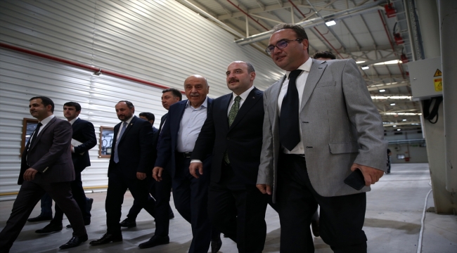 Sanayi ve Teknoloji Bakanı Varank, Kayseri'de fabrika açılışında konuştu:
