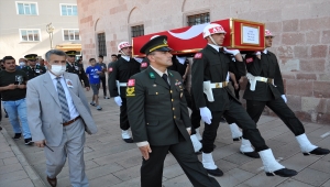 Şehit Mert Otal, memleketi Kırıkkale'de son yolculuğuna uğurlandı