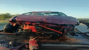 Seydişehir'de otomobilin devrildiği kazada 3 kişi yaralandı 