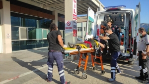 Seydişehir'de trafik kazasında 2 kişi yaralandı