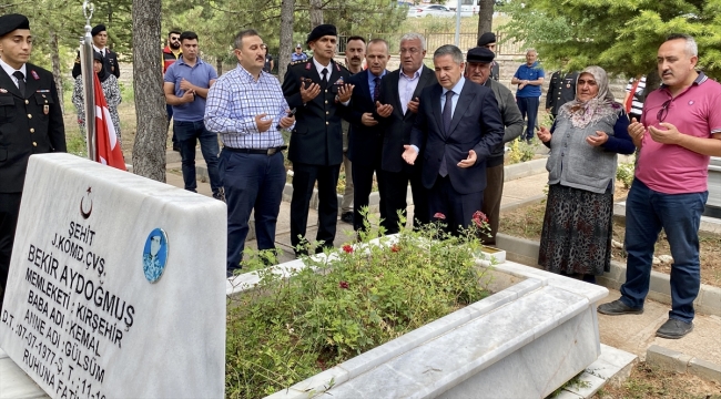 Sivas, Kırşehir ve Yozgat'ta Kurban Bayramı arifesinde şehitlikler ziyaret edildi