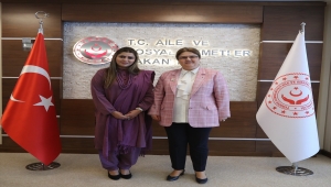 Bakan Yanık, Pakistan Yoksullukla Mücadele ve Sosyal Güvenlik Bakanı Marri ile görüştü