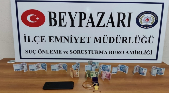 Beypazarı'nda hırsızlık zanlıları evden çaldığı telefonu satarken yakalandı