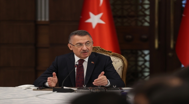 Cumhurbaşkanı Yardımcısı Oktay, Türkiye Coğrafi Bilgi Sistemi Kurulu toplantısına başkanlık etti: