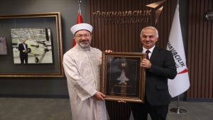 Diyanet İşleri Başkanı Ali Erbaş, TUSAŞ'ı ziyaret etti