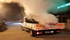 Güdül'de haşere ve sineklere karşı ilaçlama yapılıyor