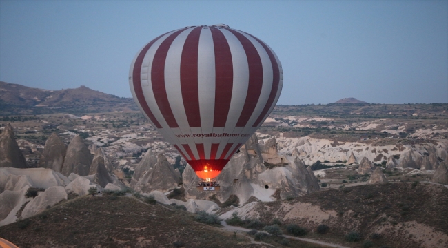 Kapadokya'da balon turlarına 7 ayda 327 bin 859 turist katıldı
