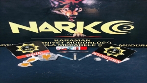 Karaman'da düzenlenen uyuşturucu operasyonunda bir şüpheli tutuklandı