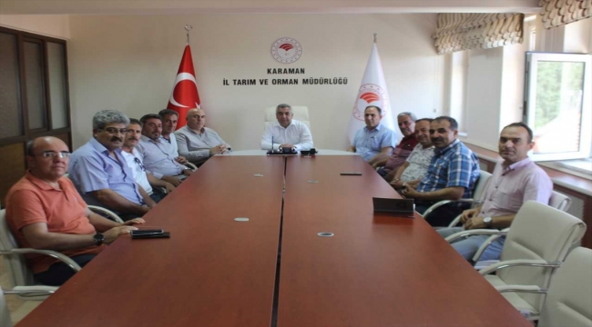 Karaman'da elma değerlendirme toplantısı yapıldı