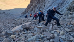 Kayseri'de 28. Sütdonduran Kampı ve Erciyes Zirve Tırmanışı yapıldı