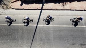 Kayseri'de çocuklar "bisikletli cami"de hem Kur'an öğreniyor hem şehri geziyor