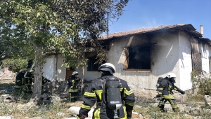 Kayseri'de evde çıkan yangın söndürüldü