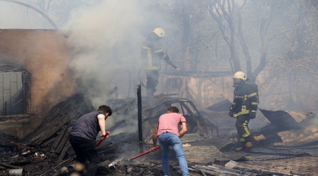Kayseri'de evini ateşe veren genç gözaltına alındı