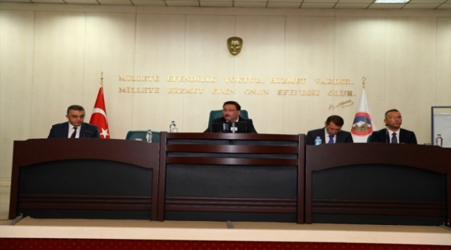 Kayseri'de İl Koordinasyon Kurulu Toplantısı yapıldı