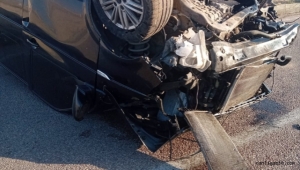 Kayseri'de otomobil devrildi: 1 kişi öldü, 4 kişi yaralandı