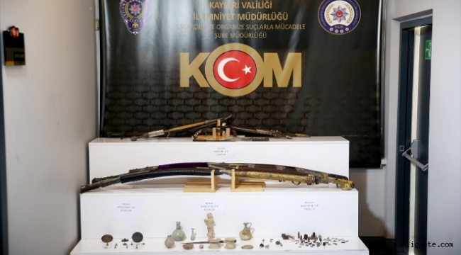 Kayseri'de tarihi eser kaçakçılığı operasyonu: 2 kişi yakalandı