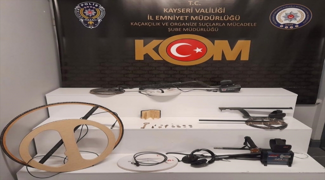 Kayseri'de tarihi eser operasyonunda bir şüpheli gözaltına alındı