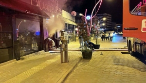 Kırıkkale'de kafede çıkan yangın hasara yol açtı