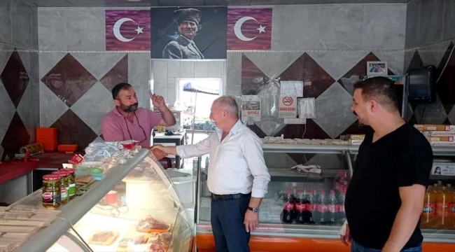 MHP Beypazarı İlçe Başkanı Orhan'dan esnaf ziyareti 