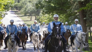 Şampiyon atların yer aldığı Süvari Birliği resmi törenlerin vazgeçilmezi